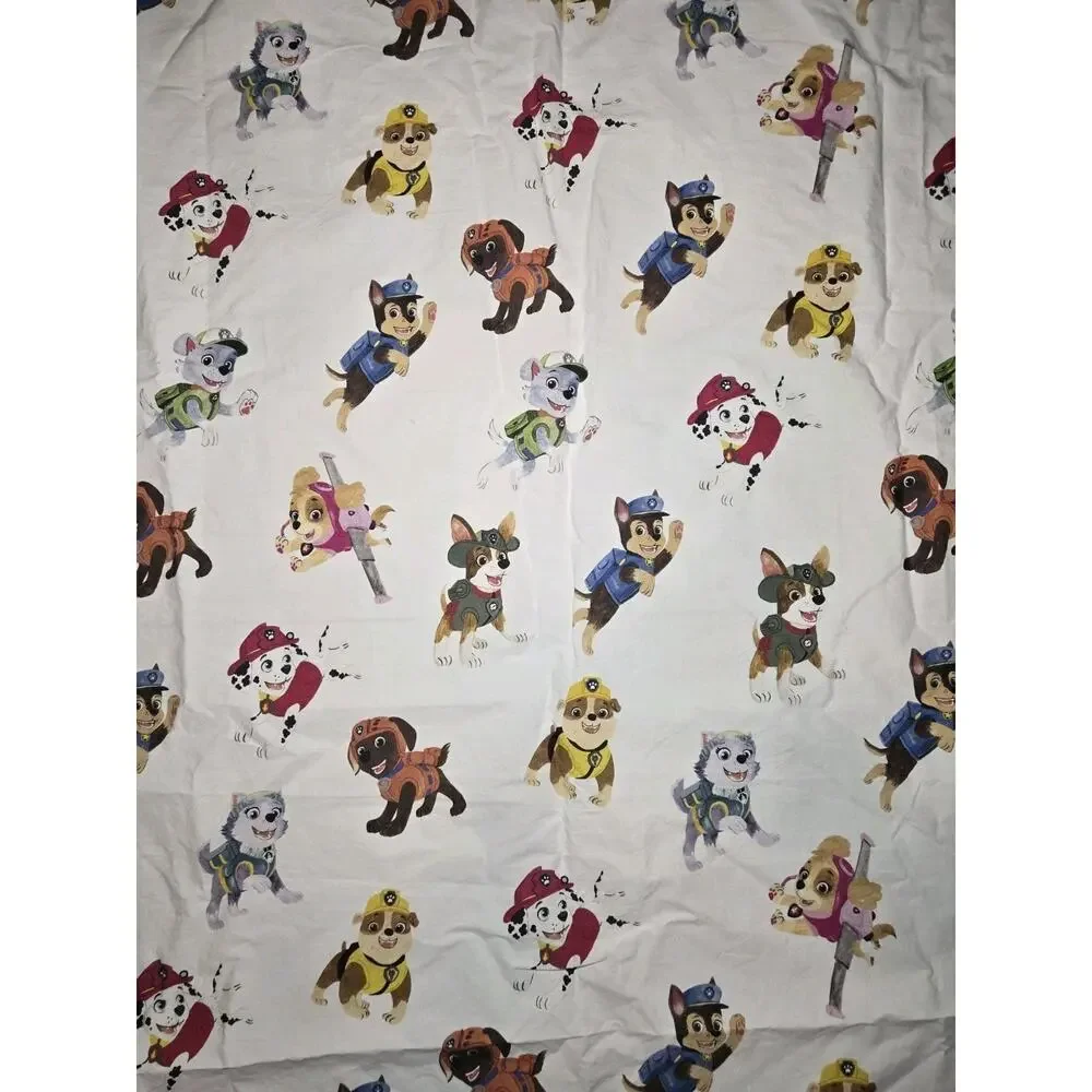 Pottery Barn Kids Paw Patrol TODDLER / Flatt Sheet & Pillowcase Crib Organic